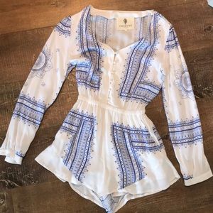 Jetset Diaries Paisley boho romper